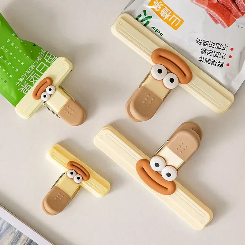 Clips de Fermeture Créatifs pour Sacs Alimentaires – Lot de 3