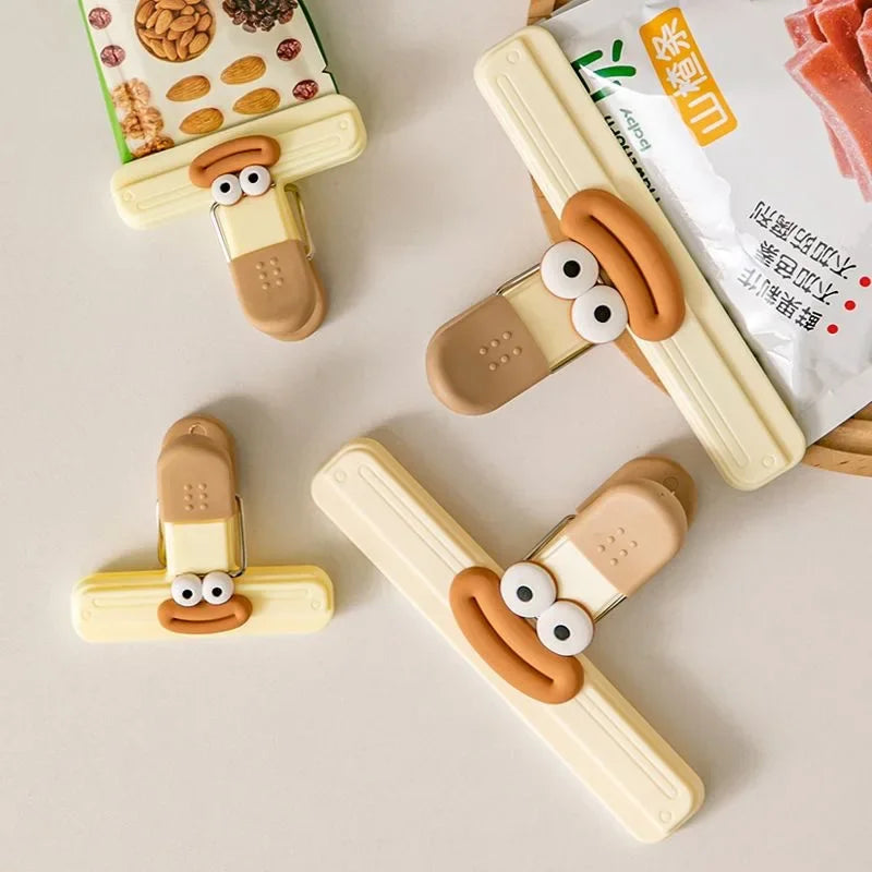 Clips de Fermeture Créatifs pour Sacs Alimentaires – Lot de 3